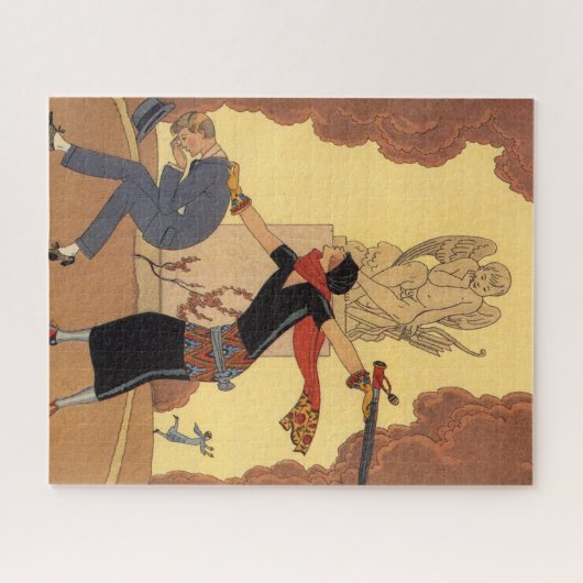 Colere by George Barbier Puzzle (Horizontal)