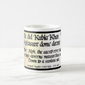 Coleridge Kubla Khan Tasse (Mittel)