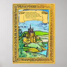 Coleridge und Dürer in Xanadu Poster