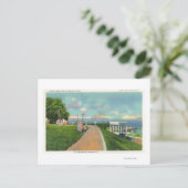 Coles Hill View of the Promenade Postkarte (Stehend Vorderseite)