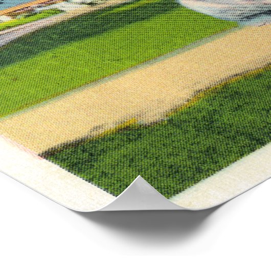 Coles Hill View the Massasoit Statue Poster (Ecke)