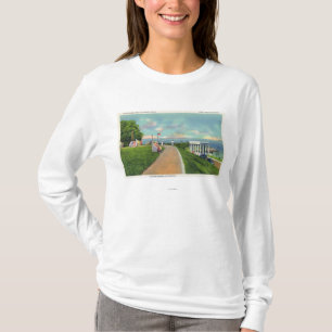 Coles-Hügel-Ansicht der Promenade T-Shirt