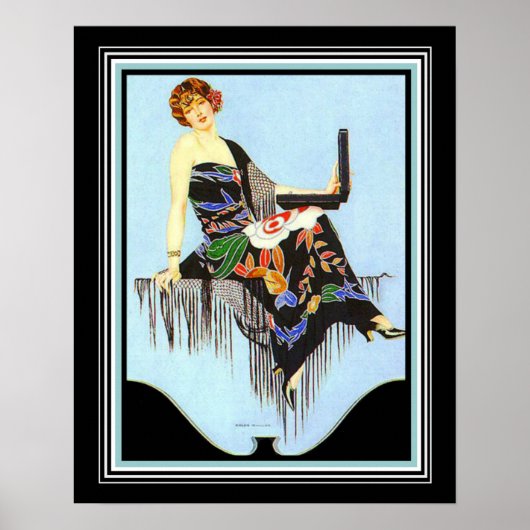 Coles Phillips Art Deco Mode Print 16x20 Poster (Vorne)