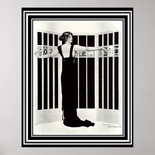 Coles Phillips Art Deco "Picture Screen" 16 x 20 Poster (Vorne)