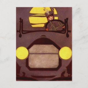 Coles Phillips "Fadeaway Girl" "The Roadster" Postkarte