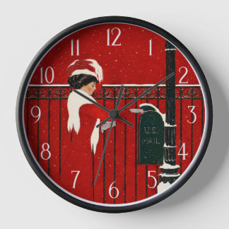 Coles Phillips "Fadeaway Girl" Weihnachten Uhr