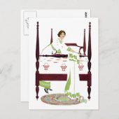 Coles Phillips Frauen und Vier Poster und Quilts Postkarte (Vorne/Hinten)