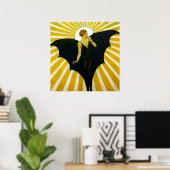 Coles Phillips Sunburst Magazine Cover Poster (Heimbüro)