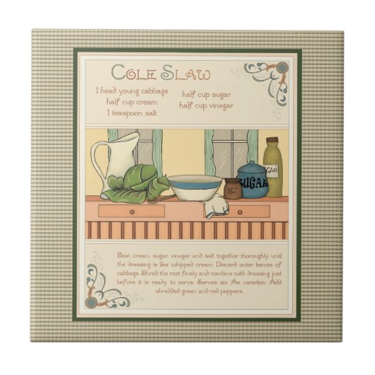 Coleslaw Fliese (Vorderseite)