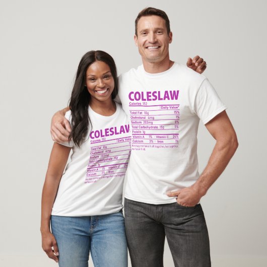 Coleslaw Kostüm Funny Erntedank Food Nutrition T-Shirt (Unisex)