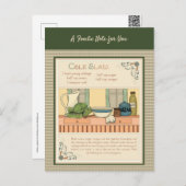 Coleslaw Postcard Postkarte (Vorne/Hinten)