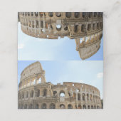 Colesseum Postkarte Platzkarte (Außenseite Aufgefaltet)