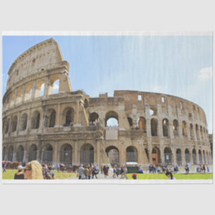 Colesseum Postkarte Seidenpapier