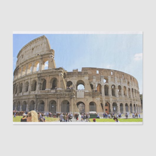 Colesseum Postkarte Seidenpapier (Vorderseite)
