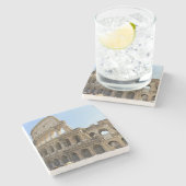 Colesseum Postkarte Steinuntersetzer (Seitenansicht)