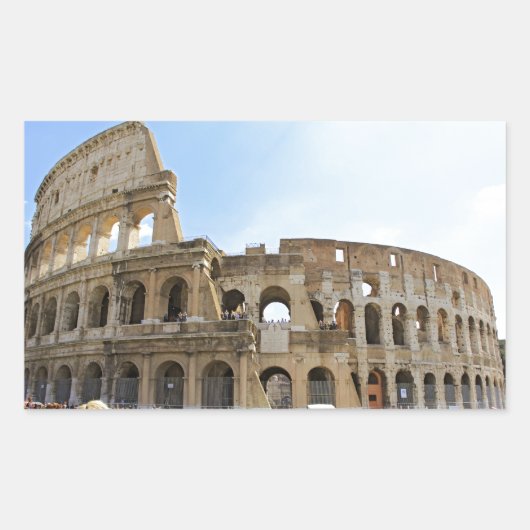 Colesseum Rechteckiger Aufkleber (Vorderseite)
