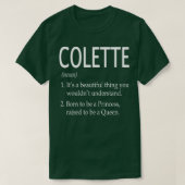 Colette Name Gift T-Shirt (Design vorne)