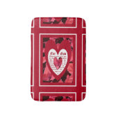 Coleus Close-up with John 3:16 Badematte (Vorderseite Vertikal)