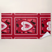 Coleus Close-up with John 3:16 Strandtuch (Vorderseite)