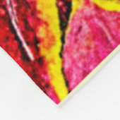 Coleus Leaf Burst Design Fleecedecke (Ecke)