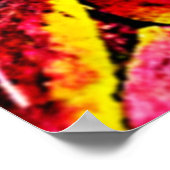 Coleus Leaf Burst Design Poster (Ecke)