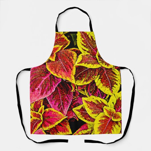 Coleus Leaf Burst Design Schürze (Vorderseite)