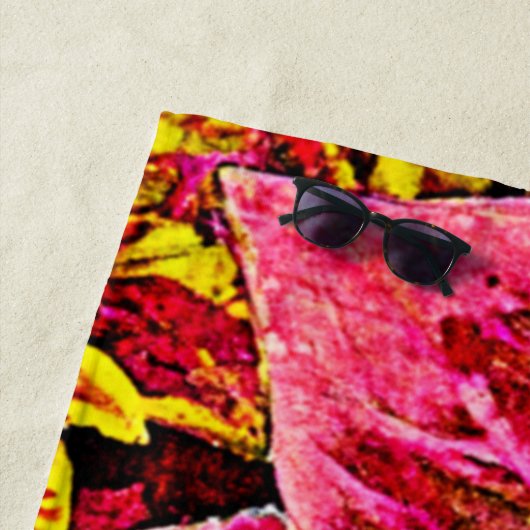 Coleus Leaf Burst Design Strandtuch (Beispiel)