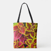 Coleus Leaf Burst Design Tasche (Rückseite)
