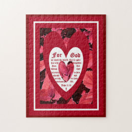 Coleus Nah mit John 3:16 Puzzle