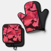 Coleus Nah-up Ofenhandschuh & Topflappen-Set (Vorderseite/Rückseite)