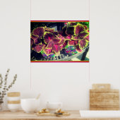 Coleus Pflanze Poster (Küche)