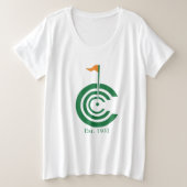 Colfax Countryklub-Frauen plus Größen-T - Shirt (Design vorne)