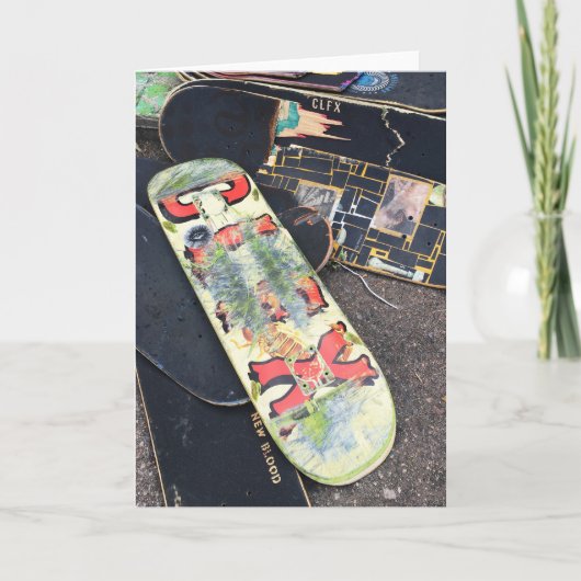 colfax skateboards feiertagskarte (Vorderseite)