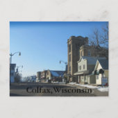 Colfax ,Wisconsin Postkarte (Vorderseite)