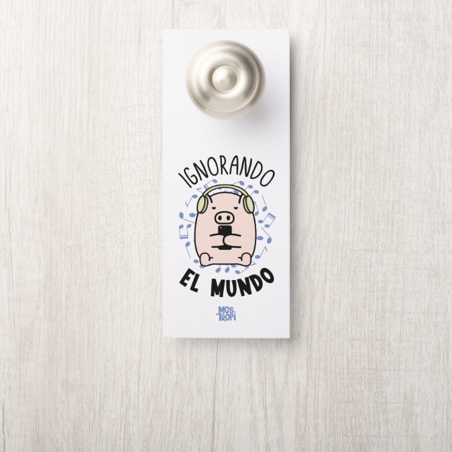 Colgador de puertas│Ignaorando el mundo Türanhänger (Auf Knauf)