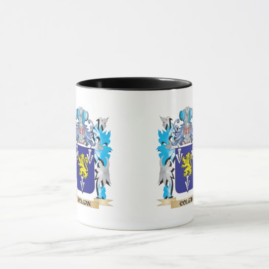Colgan Wappen - Familienwappen Tasse (Zentrum)