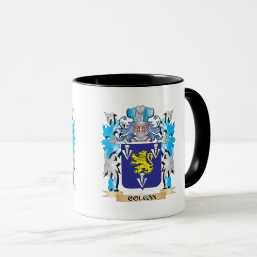 Colgan Wappen - Familienwappen Tasse (VorderseiteRechts)