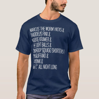 Colgate Comedy Hour Namensliste T-Shirt