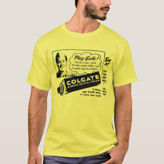 Colgate WWII Werbung können Sie das oben T-Shirt