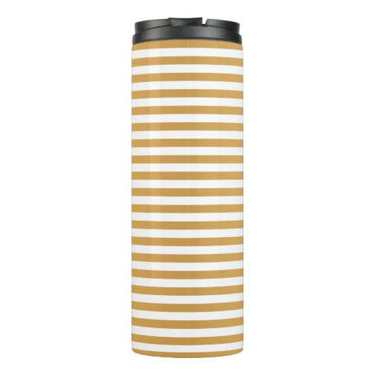 Colibri Gold Streifen Thermal Tumbler Thermosbecher (Rückseite)