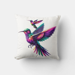 Colibrí prisma multicolor kissen