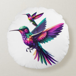 Colibrí prisma multicolor rundes kissen