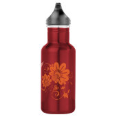 Colibri und Blumen Edelstahlflasche (Rechts)