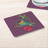 Colibri Vogel-Illustrations-Untersetzer Rechteckiger Pappuntersetzer (angewinkelt)