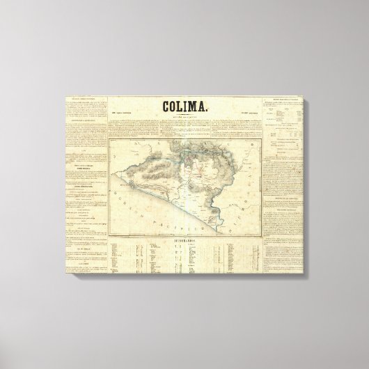 Colima, Mexiko Leinwanddruck (Vorderseite)
