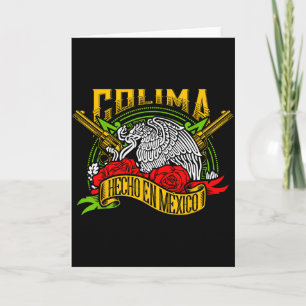 Colima Mexiko Souvenir Hispanic Heritage Month Mex Karte