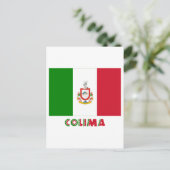 Colima Unoffifficial Flag Postkarte (Stehend Vorderseite)
