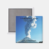 Colima Volcano, Jalisco, Mexiko Magnet (Vorderseite/Rückseite)
