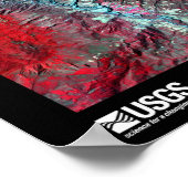 Colima Vulkan Mexico Poster (Ecke)