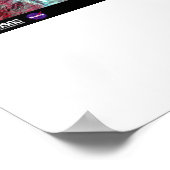 Colima Vulkan, Mexiko Poster (Ecke)